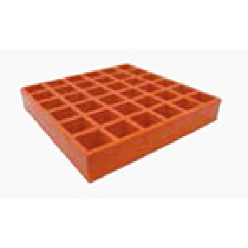 Customized Red Fiberglass Grating for Plastic Walkway